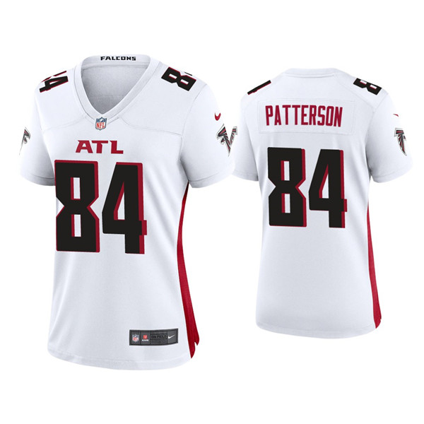 Women's Atlanta Falcons #84 Cordarrelle Patterson New White Stitched Jersey(Run Small)